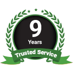 8 Years Trusted Service